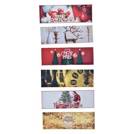 tappeto di natale in velluto mxm07 6 colori assortiti cm 40x120